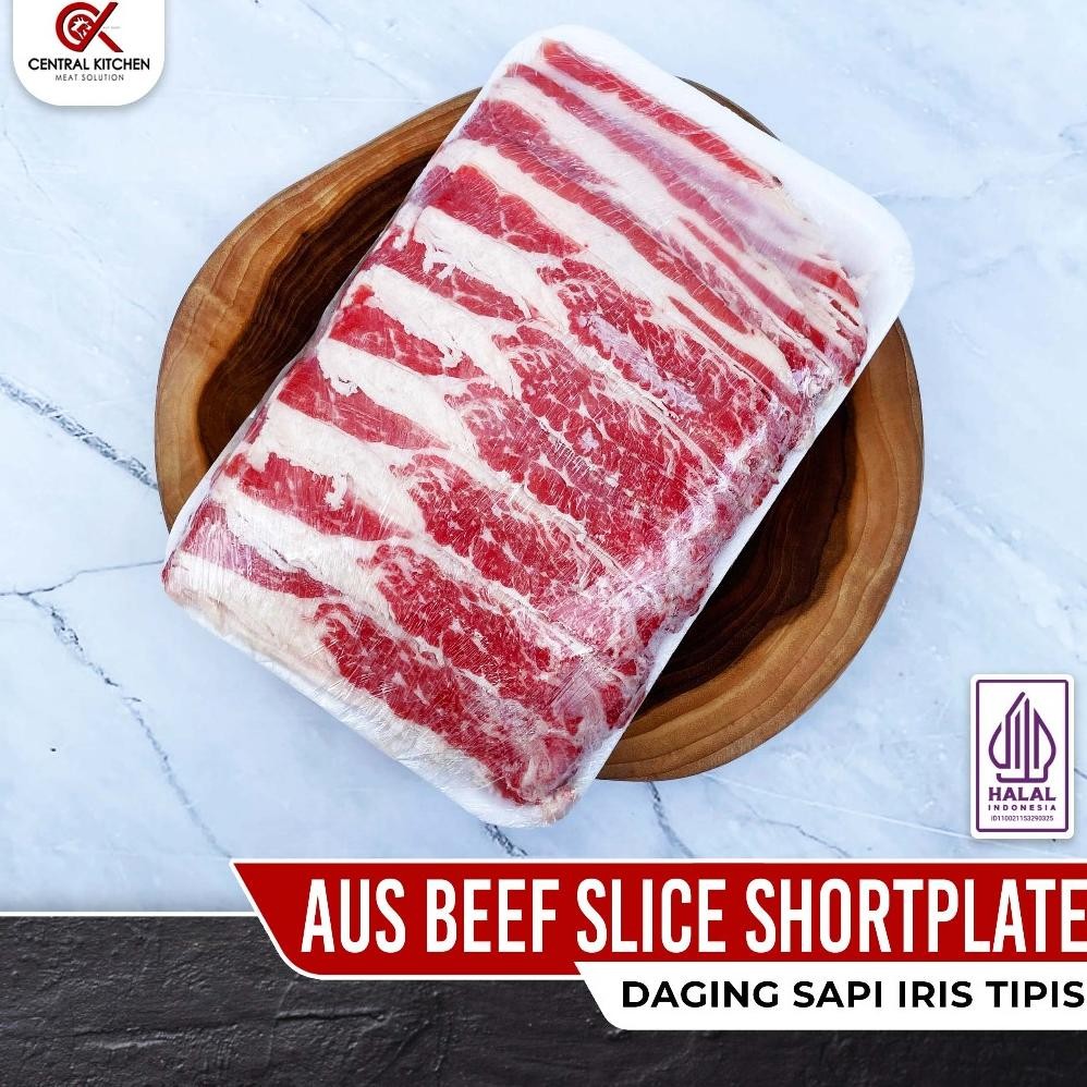 

Terlaris Shortplate Aus Sliced Slice Beef / Sukiyaki Yakiniku Shabu Rf-45