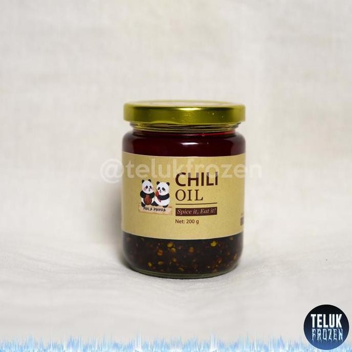 

chili oil mala panda minyak cabai cabe 200g 200 gr pedas halal aman JS