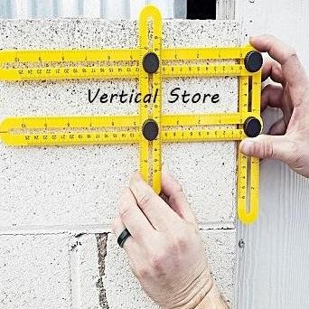 

Penggaris Multi 4 Sisi / Pro Angle-Izer Ruler 4 Sided