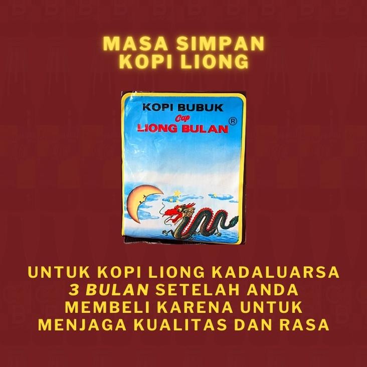 

Hot Liong Kopi Liong 30 Sashet Tanpa Gula Ukuran Kecil Pk32