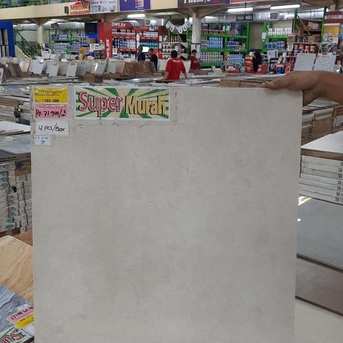 Terlaris Keramik 60X60 Platinum Santiago Beige Keramik Matt/Keset / Keramik Dapur / Keramik Teras Re