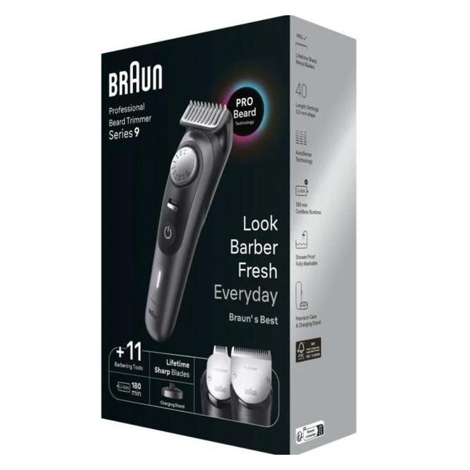 

Alat Cukur Braun Pro 9 Beard Trimmer BT 9441 ProBlade ProWheel Braun Shaver