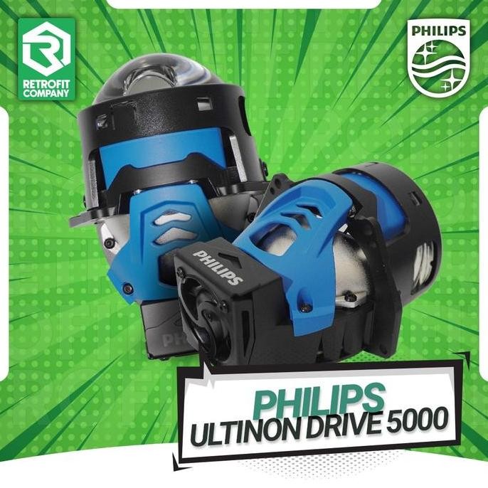 PHILIPS Ultinon Drive 0 UP5011 BiLED Headlamp Projector 3 inch