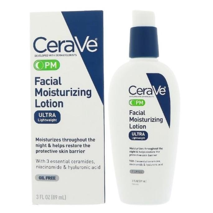 CERAVE FACIAL MOISTURIZING LOTION PM ULTRA LIGHTWEIGHT 5ml 60ml 89ml