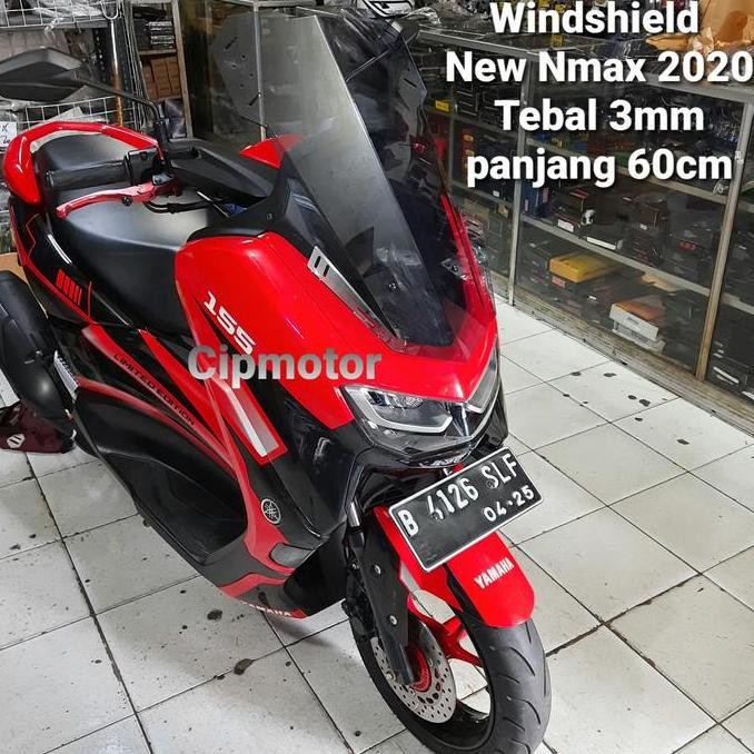 Visor Windshield New Nmax New 2020 Custom Tinggi 60Cm Clear Rayben Best Quality