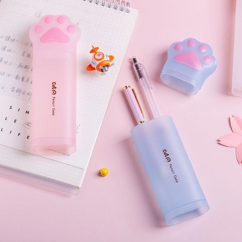 

[MILOLI] 1Pcs KOTAK PENSIL CAT PAW Pensil Case 3D Storage Stationery Lucu Minimalis Aesthetic - F0220
