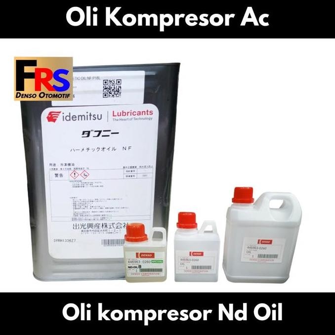 OLI KOMPRESOR ac mobil R134a OIL ND8 Oli Kompresor Ac Mobil DENSO ORIGINAL JAPAN terlaris