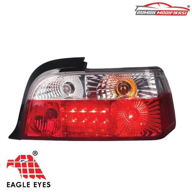 STOP LAMP - BMW E36 1991-1998 - EAGLEEYES - RED CLEAR - LED