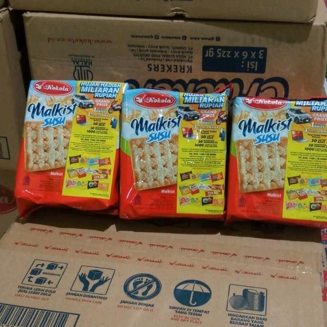 

Promo Malkist Cracker Susu By Kokola - 1 Karton Isi 18Pcs, 225G Makanan - Cookies, Food Snack Cemilan