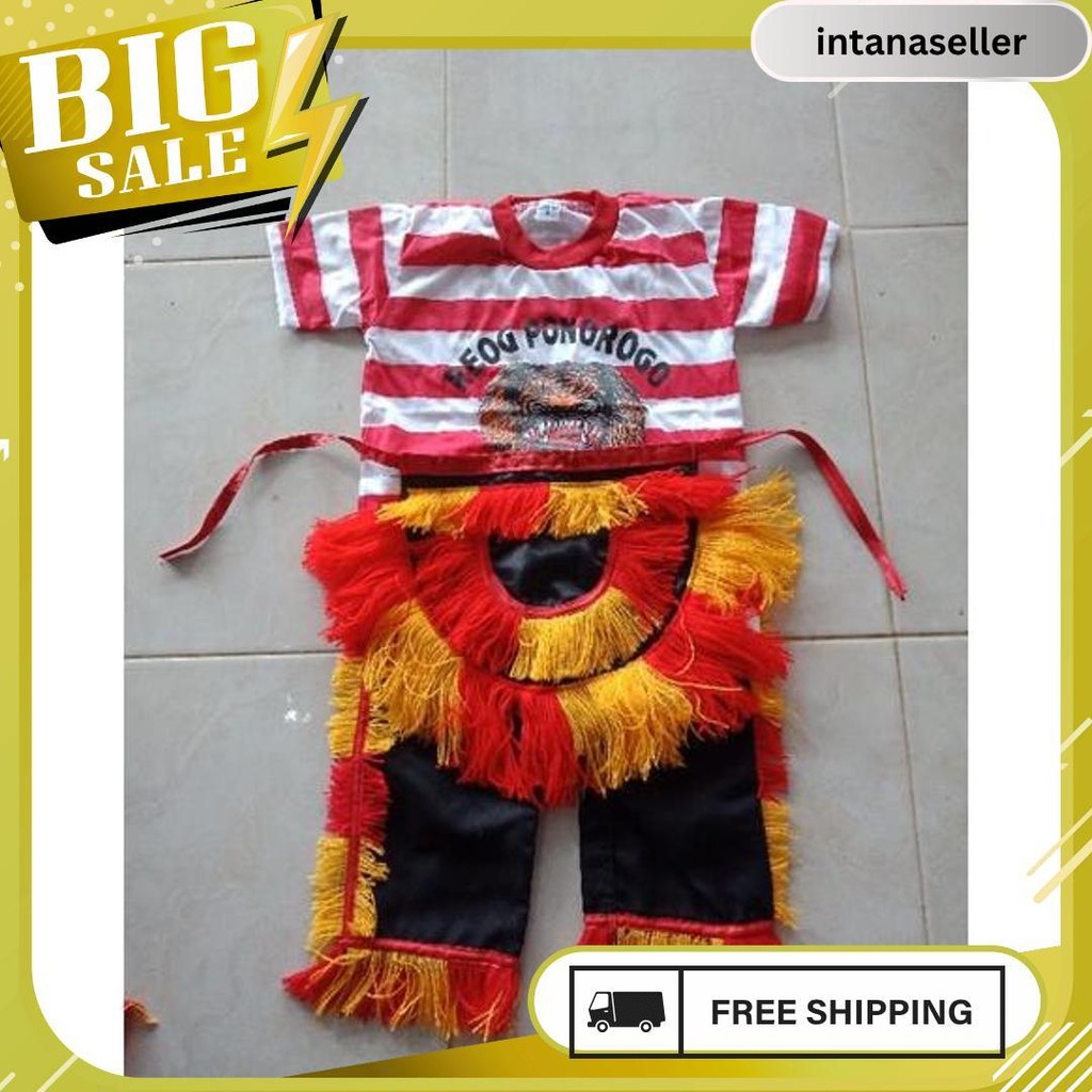 Pake Barongan Anak Dan Baju . Baju Barongan Anak Murah. Barongan Anak. Barongan Murah. Baju Reog. Ba