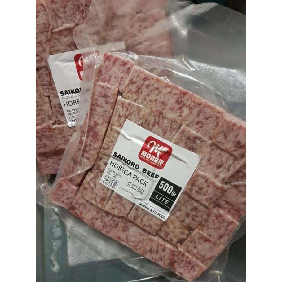 

Aus Wagyu Saikoro Beef Cubes Grade A Premium 1 Kg / Daging Sapi Potong Dadu 1 Kg