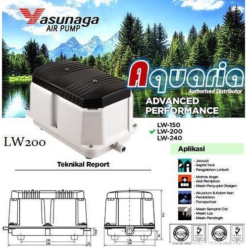 Yasunaga LW200 Air Pump