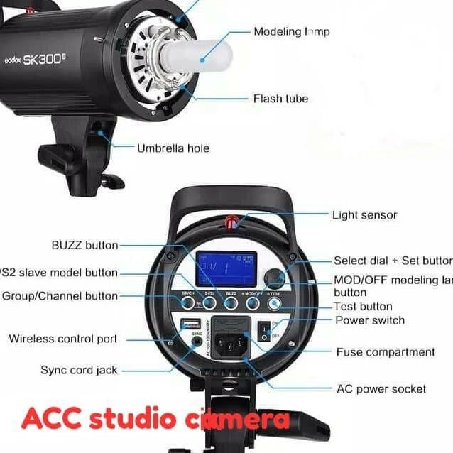 Godox Sk300Ii Lampu Studio Godox Sk 300 Ii Sk300 Mark Ii