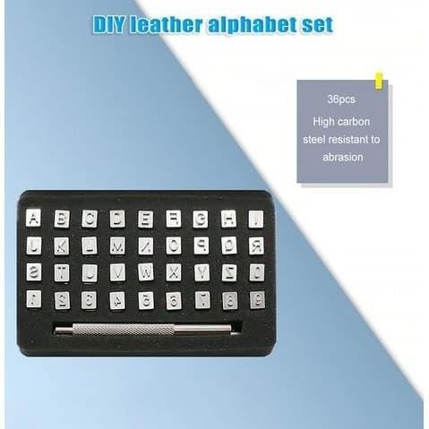

METAL ALPHABET LEATHER STAMPER SET - ALAT CETAK HURUF BAHAN KULIT ORIGINAL DAN TERPERCAYA