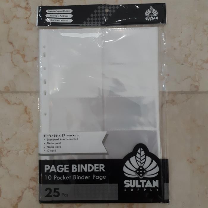 

Sultan A4 10P Page A4 10 Pocket Ring Binder Album Kpop Sleeve Binder