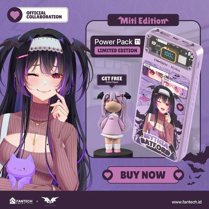 Fantech Powerbank Mythia 22.5W 10000 mAh Mini with Fast Charging - T1