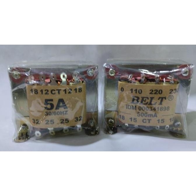 BARU  TRAFO 5A / 32V CT BELT KECIL