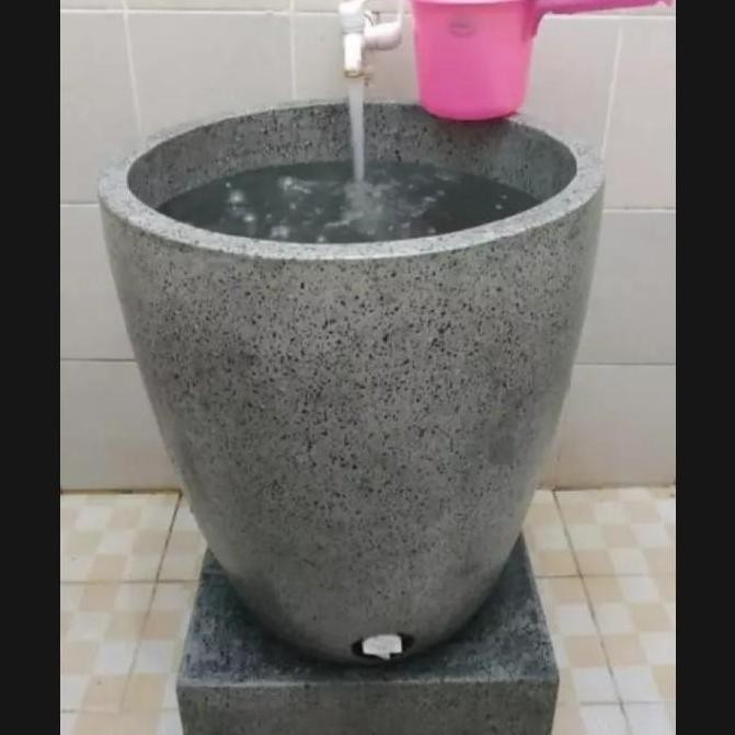 Bak Mandi Terrazzo Warna Batu alam