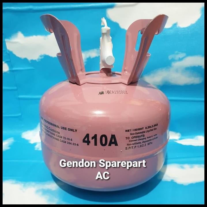 Freon Ac R410 isi 2.8kg Tabung Kecil Segel Freon r410a Stok Terbatas