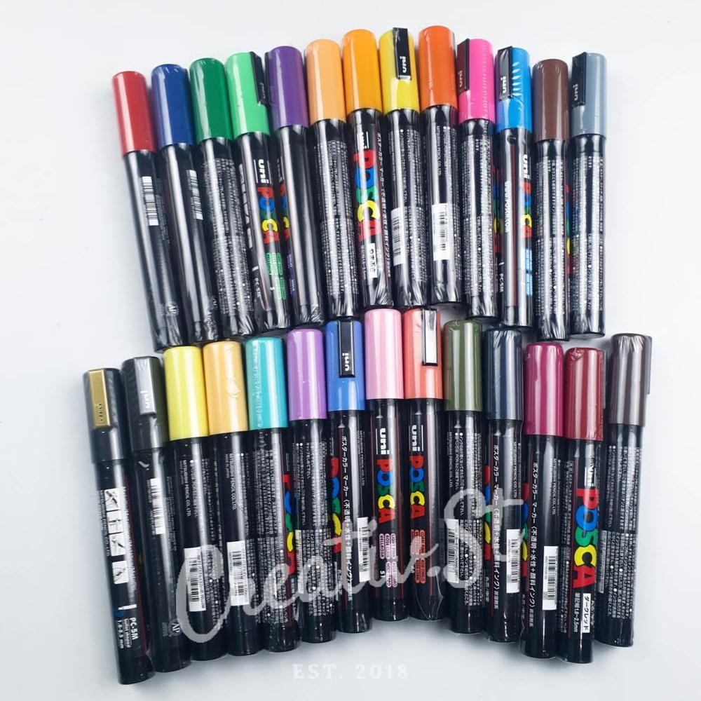 

Uni Posca Pc-5M Paint Marker Medium Point Tip (Part 2) DiM