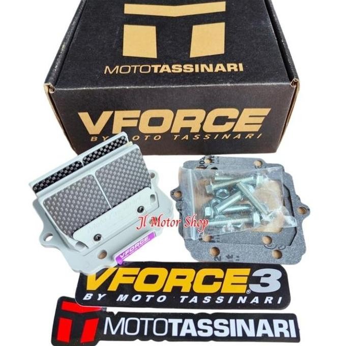 RUMAH MEMBRAN VFORCE 3 + LIDAH MEMBRAN CARBON DELTA 2 KAWASAKI NINJA R RR SS ORIGINAL