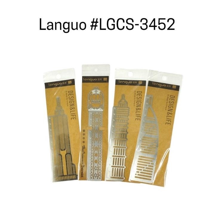 

Penggaris Lanquo Menara 10 cm / Mistar Impor Bahan Stainless Ruler Satuan #3542 SHABG DiM