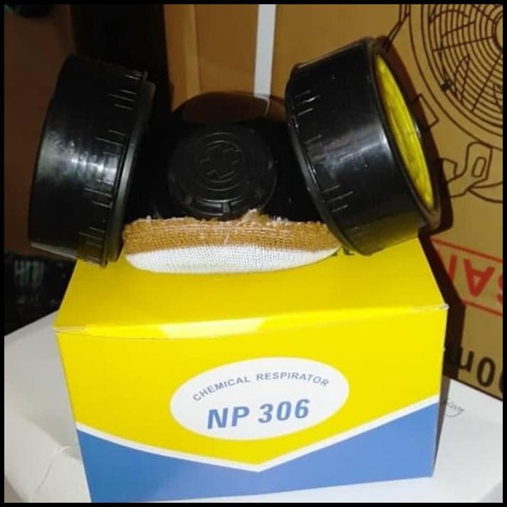 Masker Babi Chemical Respirator NP 306 Plus Double Filter