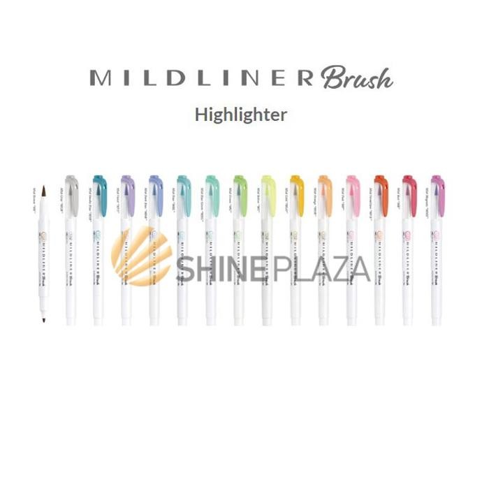 

Mildliner Brush Pastel Highlighter Pen DiM