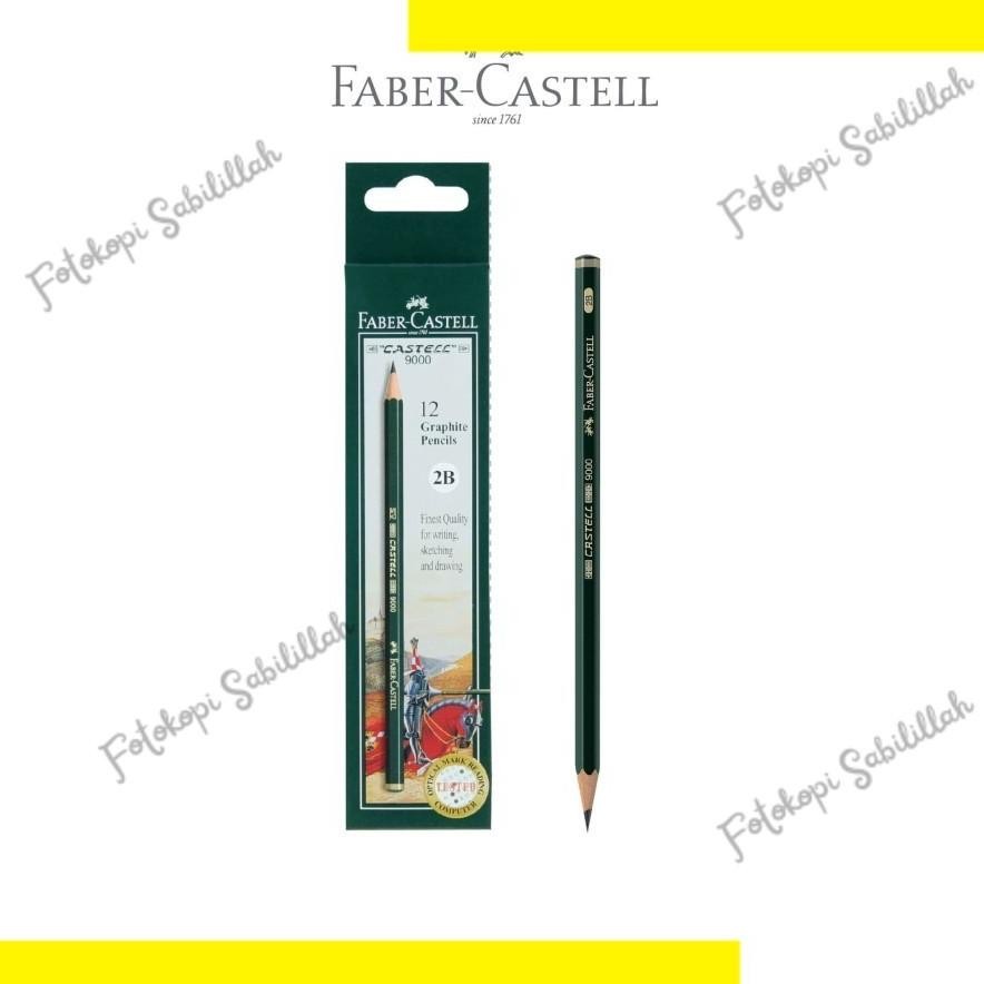 

Pensil Faber-Castell 2B 9000 / Faber-Castell Pensil Ujian - 2B Castell 9000 / Pensil 2B FaberCastell DiM