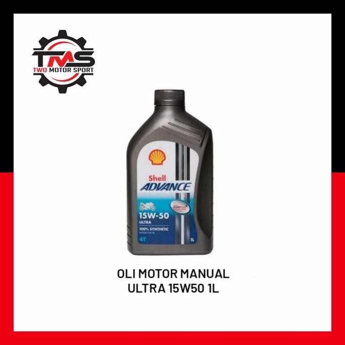 OLI SHELL ADVANCE ULTRA 15W50 1L OLI FULL SYNTHETIC KLX CBR R25 NINJA