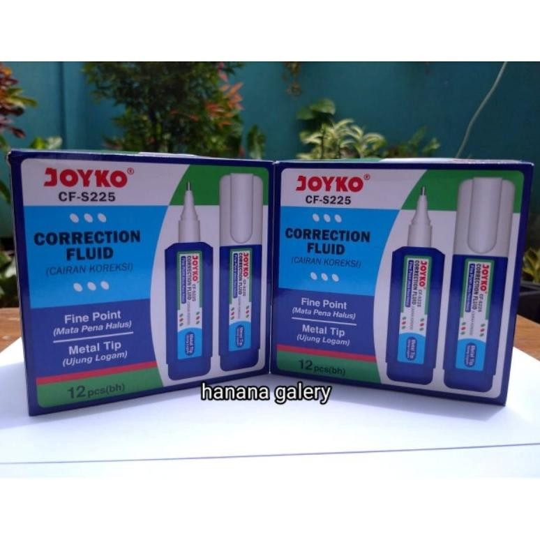 

(6 pcs) JOYKO CORRECTION FLUID PEN CF-S225 / TIPEX CAIR JOYKO TIP EX CF-S225 DiM