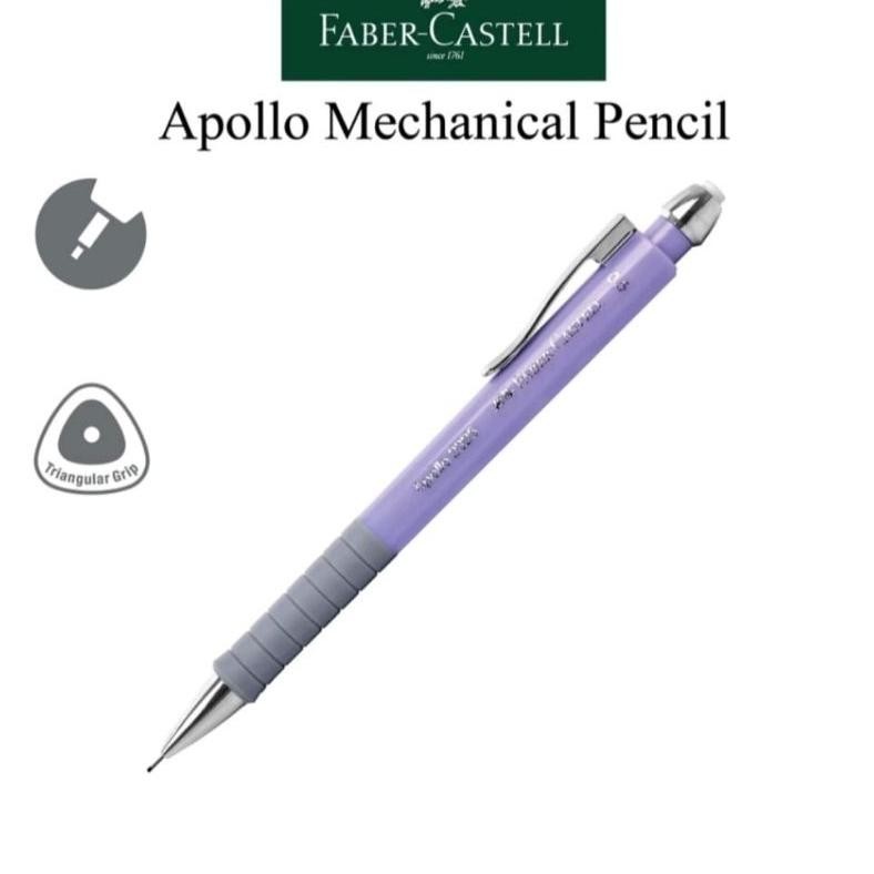 

Pensil Mekanik APOLLO UNGU MUDA Faber Castell 132538 ( Satuan ) DiM