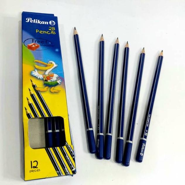 

[1 Pack ] PENSIL 2B PELIKAN(12PCS)Free rautan DiM