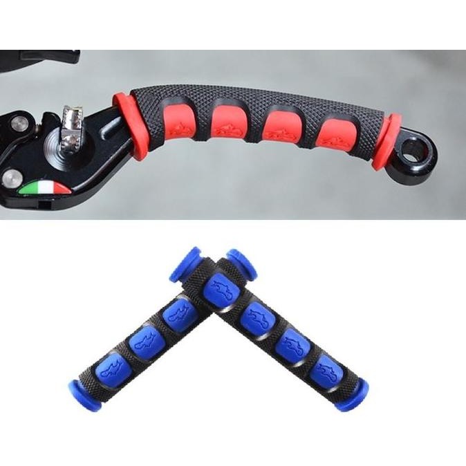 Cover Karet Handle Rem Kopling Sepeda Motor Anti Slip Isi 2 Pcs Warna