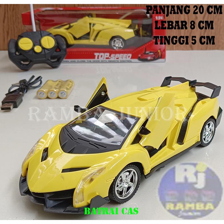 MOBIL CAS MOBIL MAINAN REMOT KONTROL PREMIUM  / MOBIL REMOTE CONTROL RC POLISI CAR