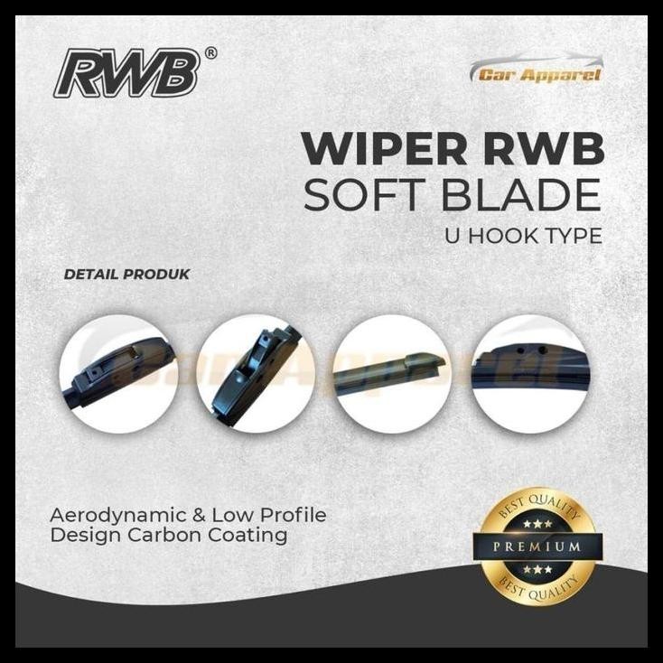 DISKON WIPER RWB SOFT DAIHATSU YRV HYBRID / WINDSHIELD DAIHATSU YRV 