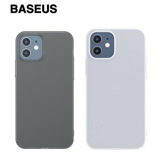 Case Iphone 12 Mini Baseus Case Frosted Slim Case-Gray