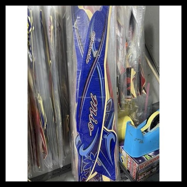 TERMURAH (ORI)  STRIPING MIO SPORTY 2004 BIRU KUALITAS ORIGINAL 