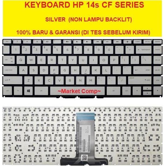 Keyboard Laptop HP 14s-cf2034tx 14s-cf2075tu 14s-cf2076tu 14s-cf2500tx