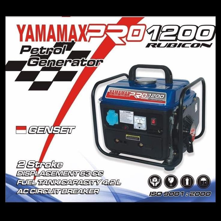 HOT DEAL GENSET MINI YAMAMAX PRO 1200 + STAND RUBICON (GENSET 800 WATT) 
