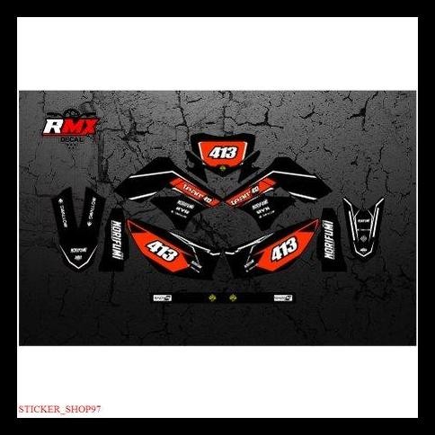 TERMURAH PREMIUM DECAL KLX 150 SL FULLBODY (015) STIKER DTRACKER LAMA 