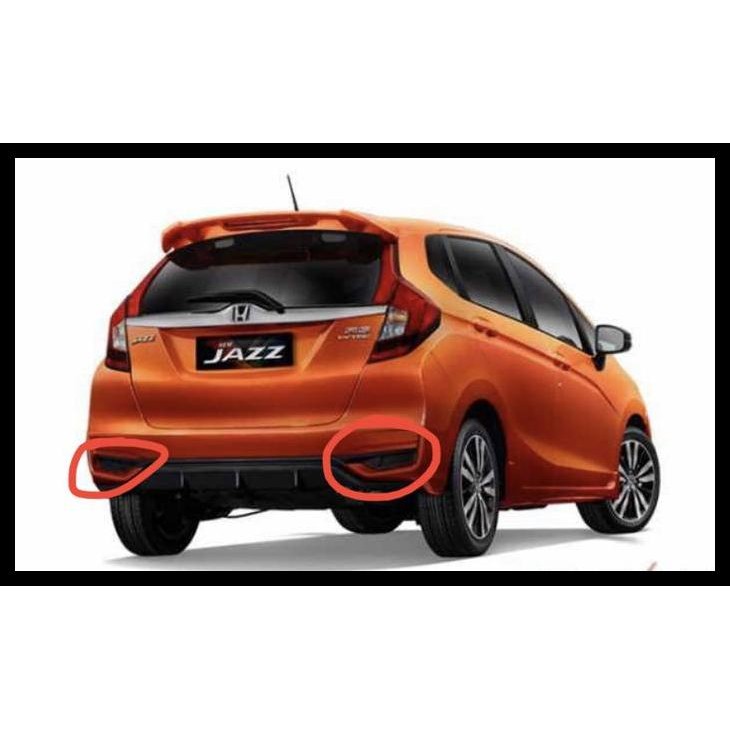 DISKON GARNISH BUMPER BELAKANG HONDA JAZZ RS GK5 FACELIFT 2018 2019 