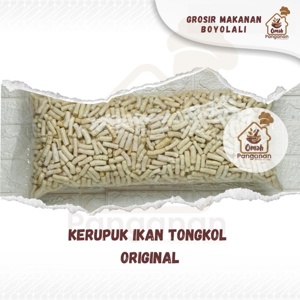 

LM Kerupuk Ikan Tongkol Viral 1 KG Original Balado Lombok Ijo Pedas Daun Jeruk