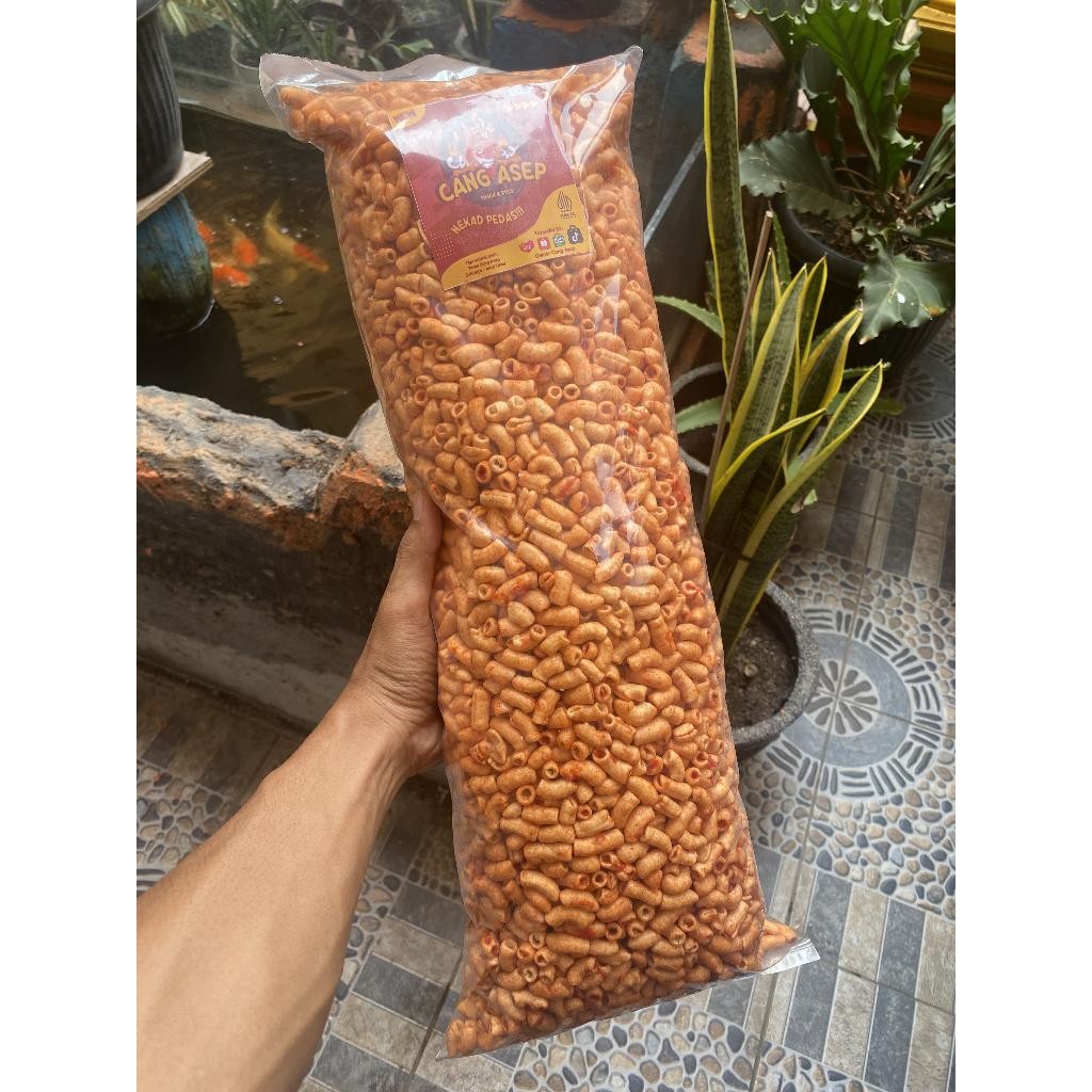 

LM 1Bal Makaroni Bantat Pipa Super-Makanan Ringan Cemilan Snack Food Keripik PedaS