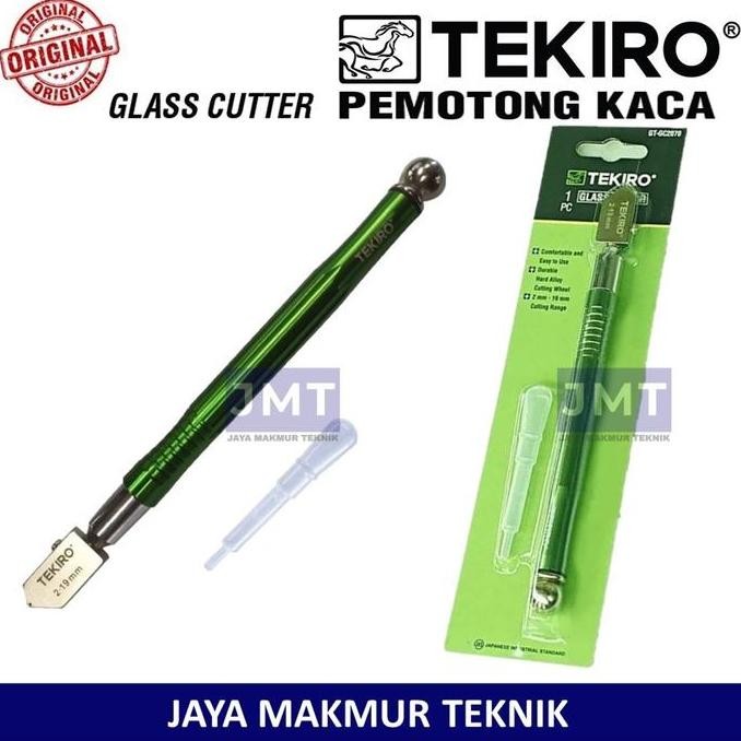 

TEKIRO Glass Cutter Pisau Kaca Keramik Pemotong Kaca Dengan Tabung Oli