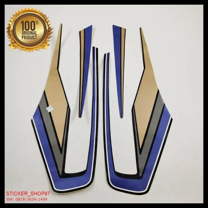 TERBARU (ORI) STRIPING YAMAHA RX KING 1992  HITAM  BIRU ABU KUALITAS ORIGINAL 