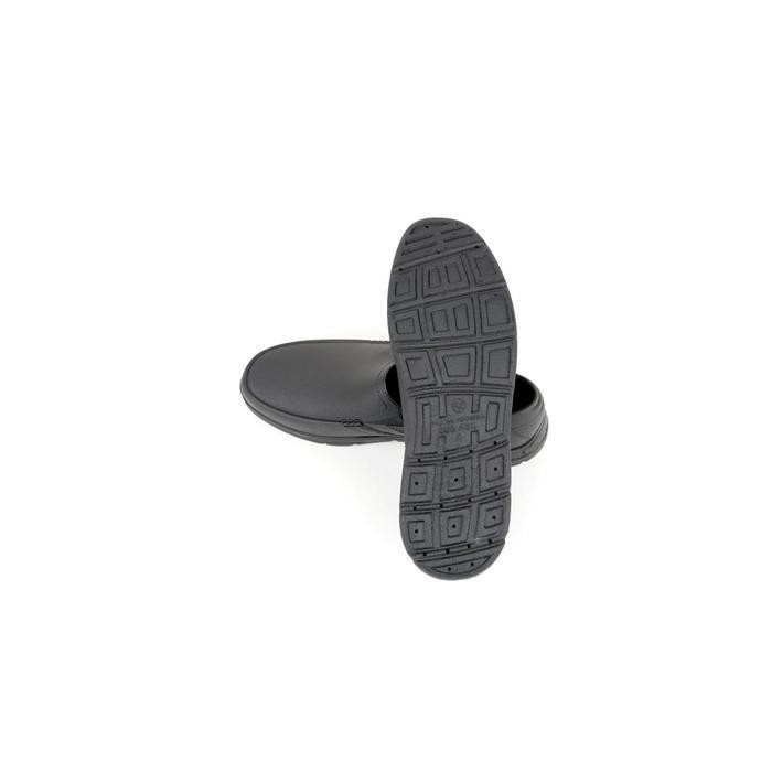 RS Sepatu Pantofel Pria ATT AB 668 Hitam Karet Kerja Flat Shoes