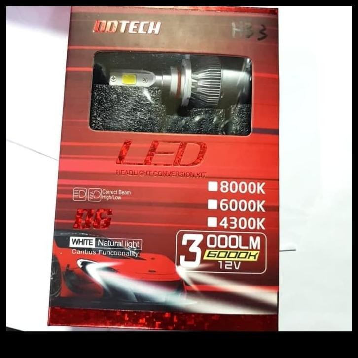 TERBARU LAMPU LED HB3 / TURBO LED HB3 9005 / 6000K / 36K 