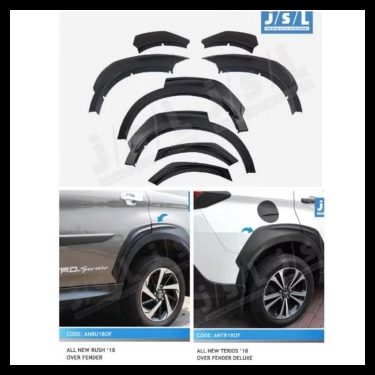 TERMURAH OVER FENDER ALL NEW RUSH TERIOS OFERVENDER JSL ALL NEW TERIOS 