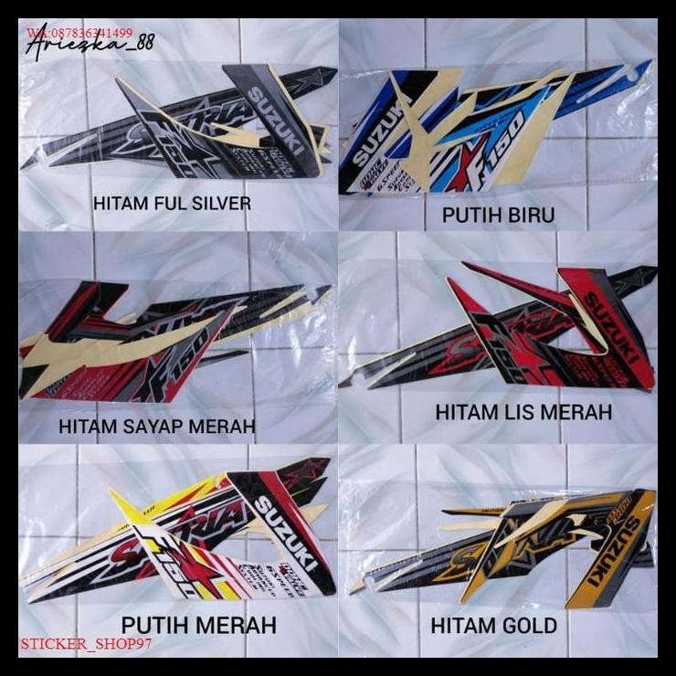 GRATIS ONGKIR (ORI) STRIPING SATRIA FU 2014 FACELIFT BINTANG 2014 KUALITAS ORIGINAL 